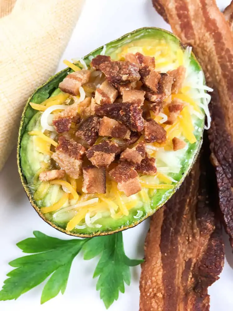 Keto Loaded Baked Avocado Eggs