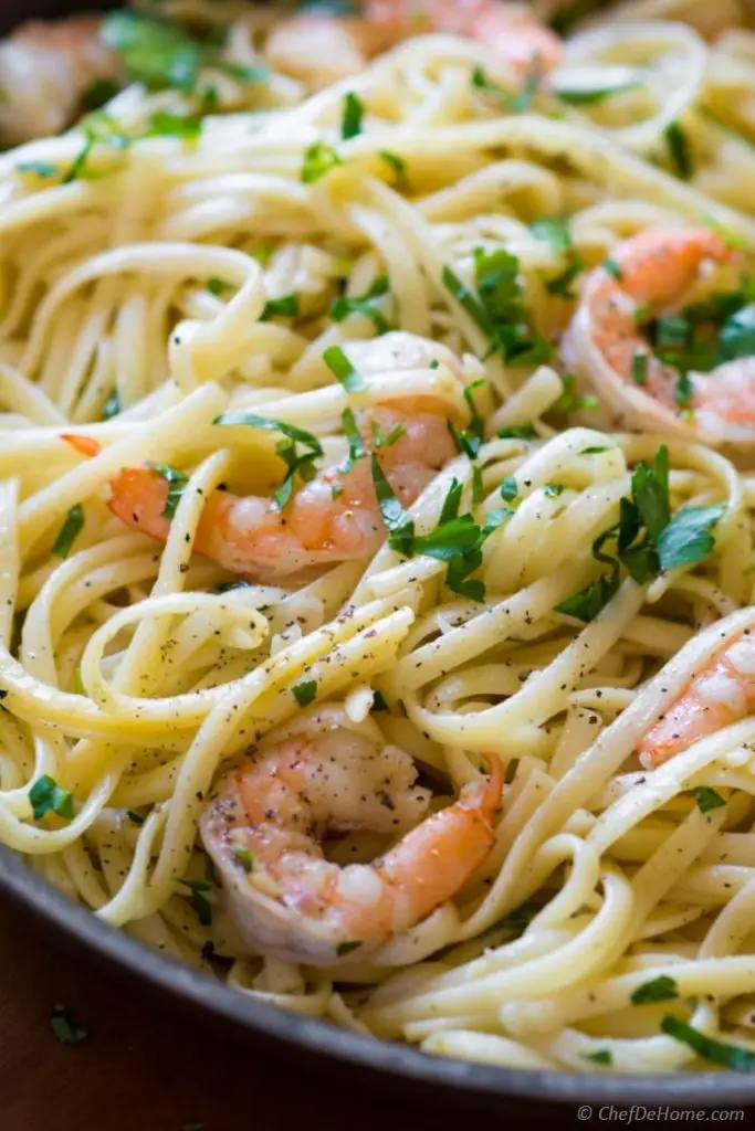 Ultimate Shrimp Linguine