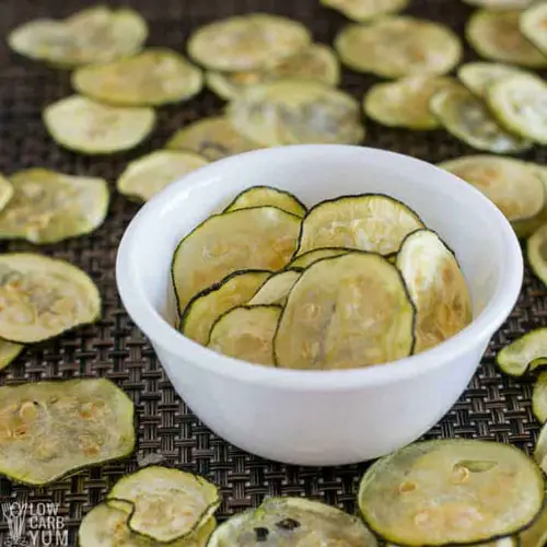 Baked Zucchini Keto Chips