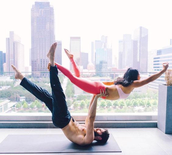 Doing yoga with your partner can increase the intimacy and the health of your relationship.