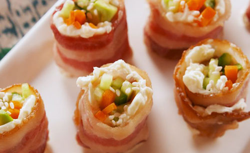 Keto-Style Sushi Bacon