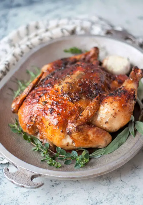 Roasted Butter Keto Chicken