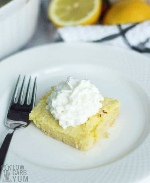 Scrumptious Keto Lemon Bars