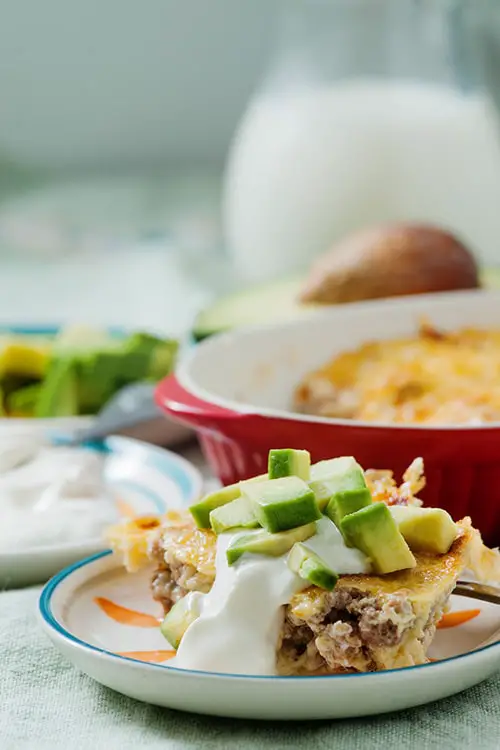 Keto Cheesy Taco Pie