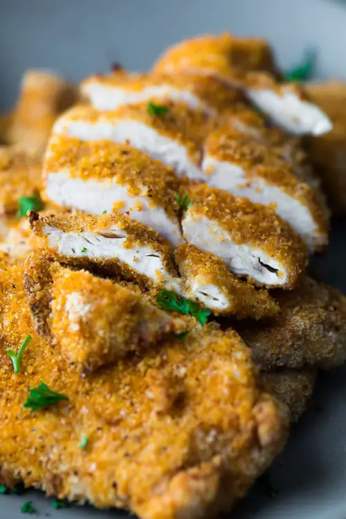 Breaded Air-Fryer Chicken