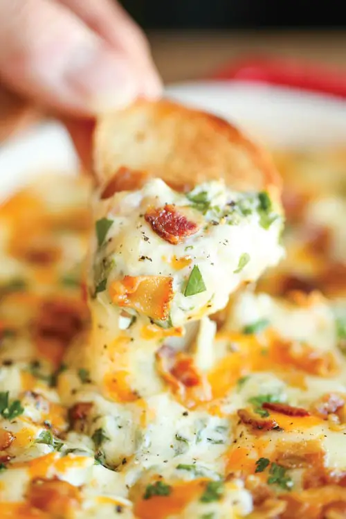 Chessy Bacon Spinach Dip
