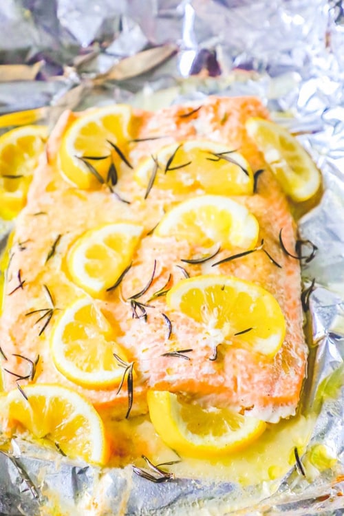 Lemon Baked Low Carb Salmon Recipe
