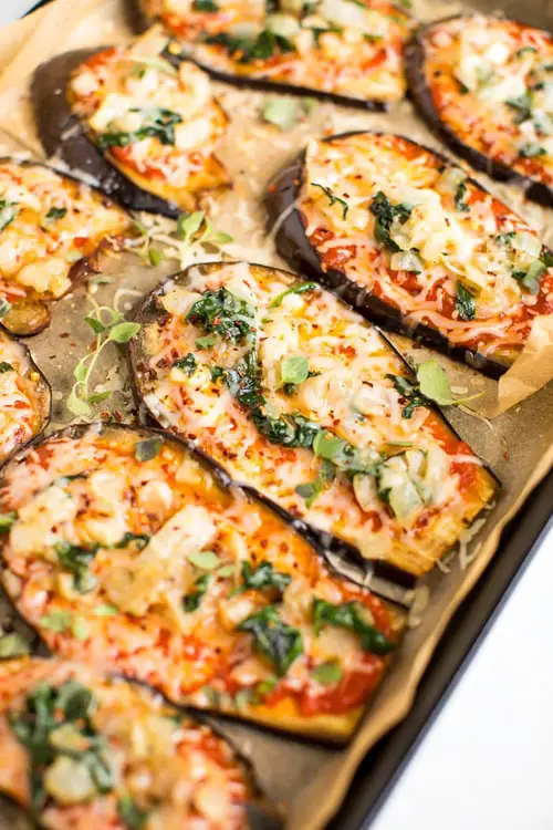 Low Carb Eggplant Pizza