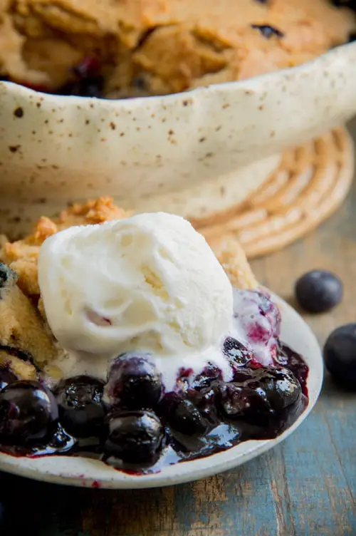 Low Carb Keto Blueberry Cobbler