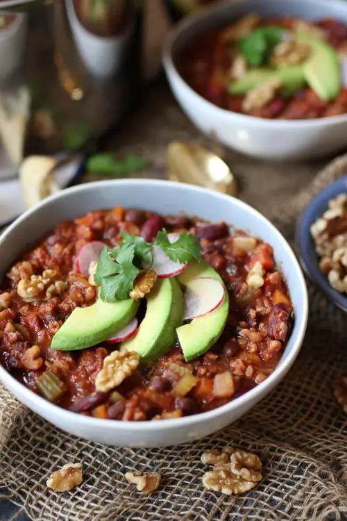 Low Carb Walnut Chili