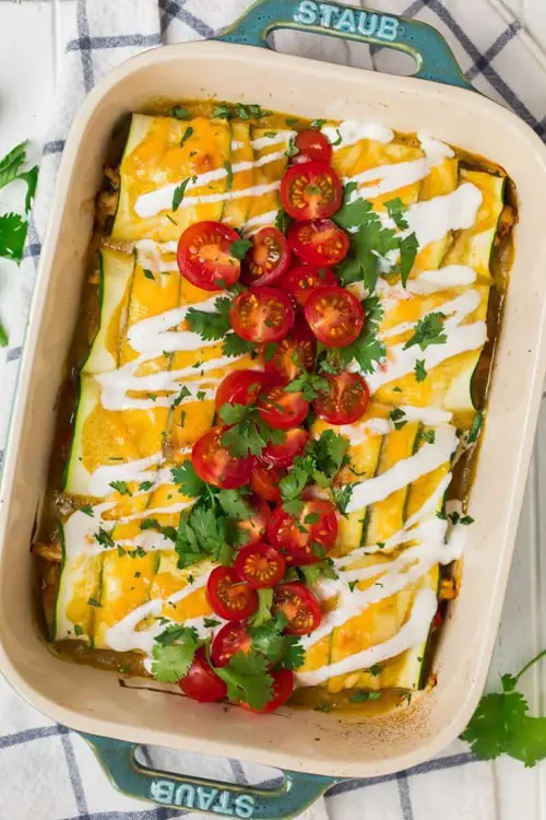 Zucchini Enchiladas