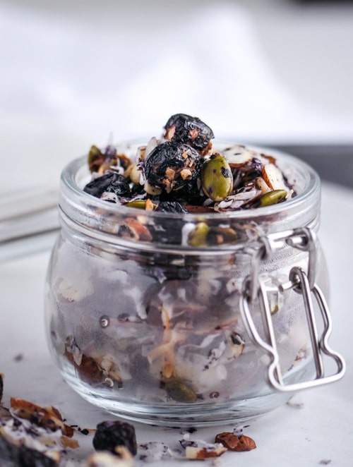 Simple Low Carb Blueberry Almond Granola