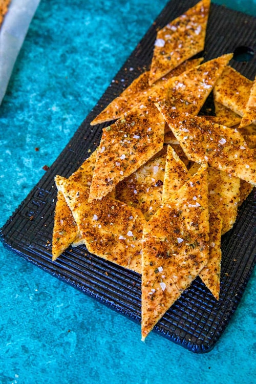 Keto Barbeque shapes crackers