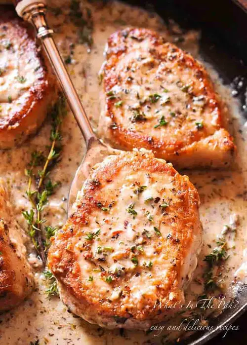Creamy Low Carb And Gluten Free Pork Chops