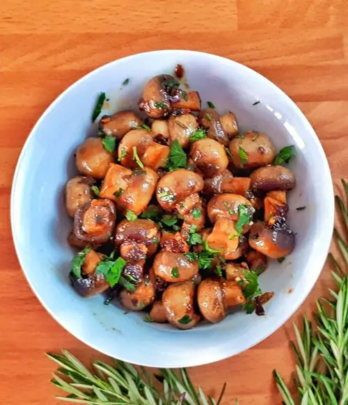 Garlic & Rosemary Mushrooms