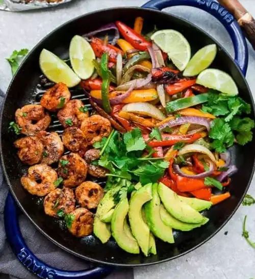 SHRIMP FAJITAS