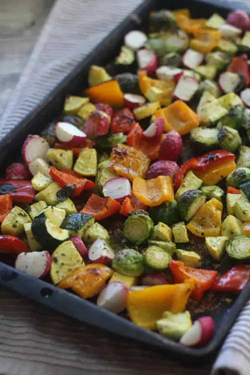 Sheet Pan Roasted Low Carb Veggies