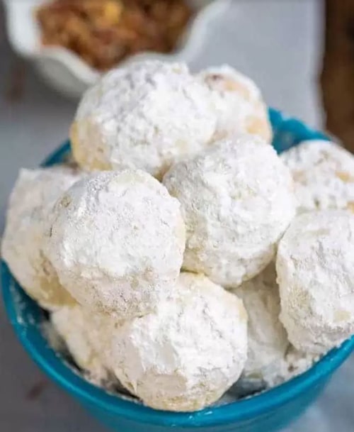 Keto Snowball Cookies