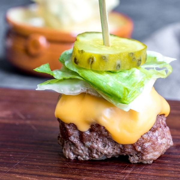 Low Carb Burger Recipes: Low Carb Big Mac Bites