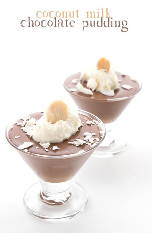 Chocolate Coconut Milk Pudding